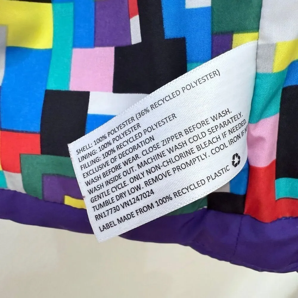 LEGO Puffer Jacket Coat Target Exclusive Size 4T Black Blue Purple Convertible